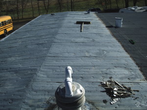 Before Roof Armour Coatings Applied