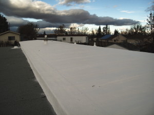 After Roof Armour Coatings Applied