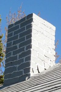 Restored and waterproofed Chimney with Roof 