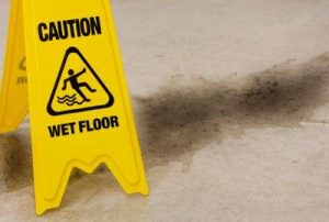 Slip and fall hazard caused by a leaking roof - Roof Armour